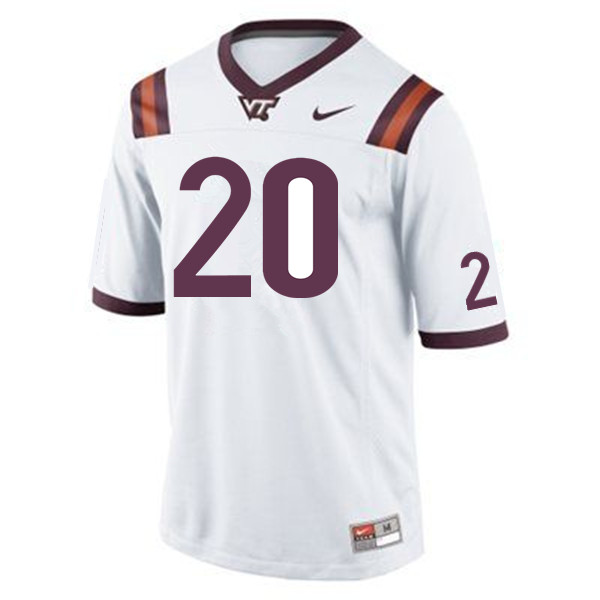 Men #20 D.J. Crossen Virginia Tech Hokies College Football Jerseys Sale-Maroon